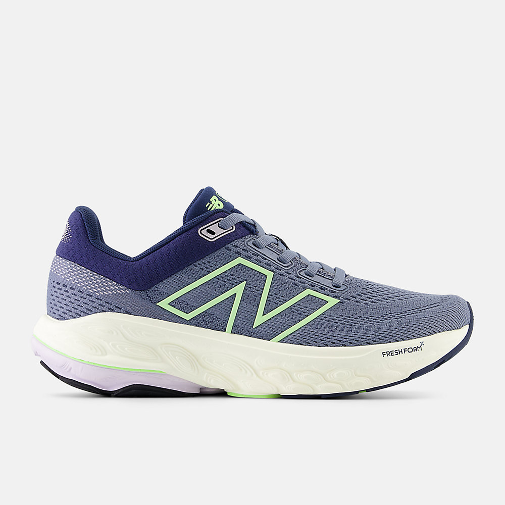 New Balance Fresh Foam X 860v14 Shoes Arctic Grey with Sea Salt and Bleached Lime Glo